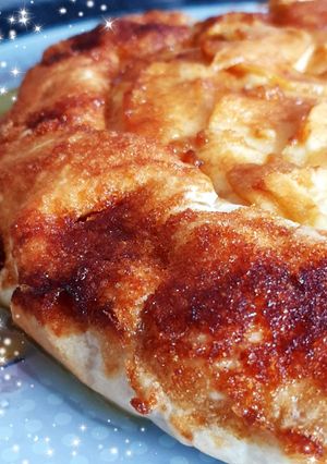 Une photo de Tarte aux pommes rustique revisitée au Cook expert #healthy