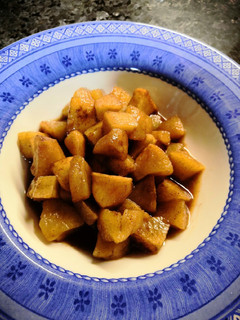 Una foto de Manzanas asadas Súper-rápidas