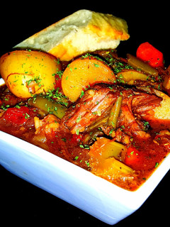 A picture of Mike's Kids Extra Beefy Beef Stew.