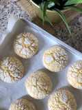 كوكيز الليمون - Lemon crinkle cookies 🍋