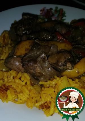 صورة لوصفة كبدة الفراخ بدبس الرمان 🍲