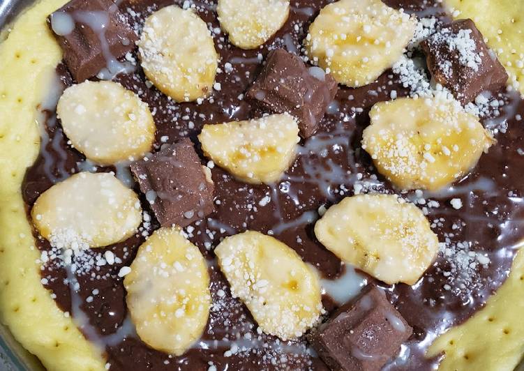 Resep Pizza choco banana cheese, Menggugah Selera