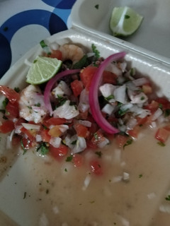 Una foto de Ceviche mixto express!