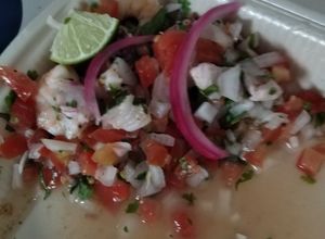 Una foto de Ceviche mixto express!