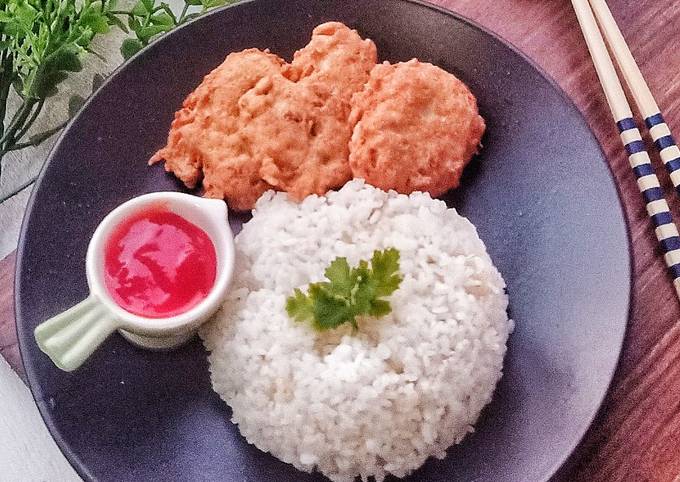 Langkah Mudah untuk Menyiapkan Fried Pork Patty(5 bahan) Anti Gagal