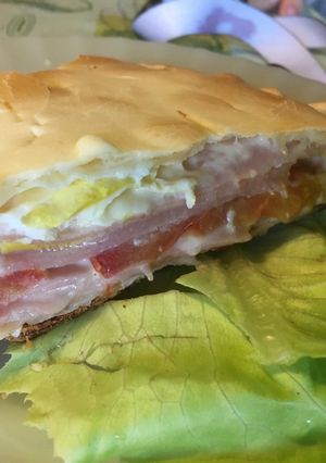 Una foto de Tarta de Jamón y Queso