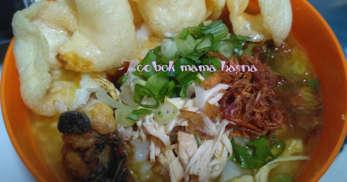  Resep  Bubur  ayam  ala abang  oleh Cobek Mama Hasna Cookpad