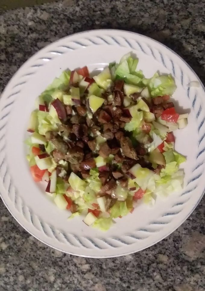 Una foto de Ensalada Apple Pork