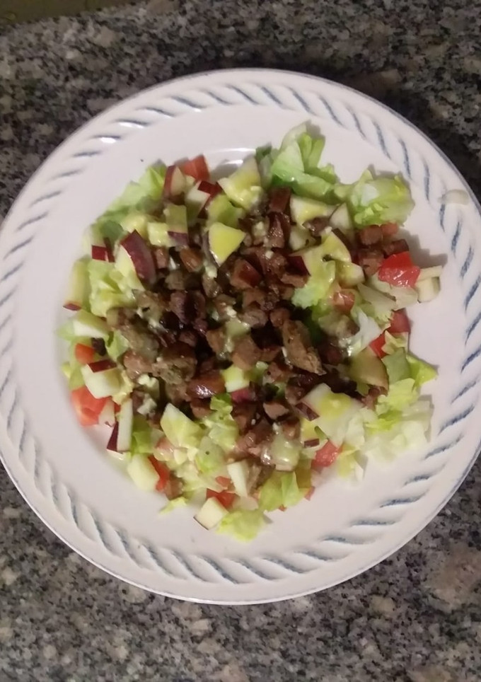 Una foto de Ensalada Apple Pork