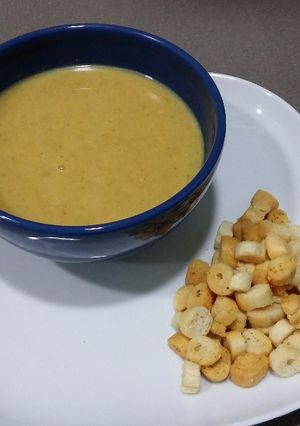 Una foto de Puré de verduras variadas
