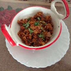 Zunka - A Maharashtrian dish A picture of Zunka - A Maharashtrian dish.