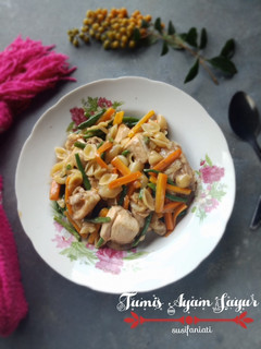 Foto resep Tumis ayam sayur