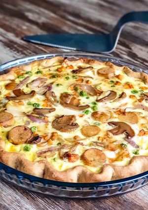 A picture of Whole Wheat Quiche.