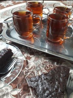 عکسی از دستور کیک شکلاتی