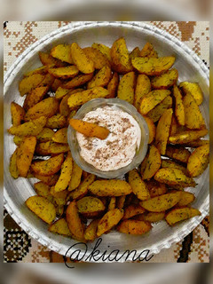 عکسی از دستور ❤سیب زمینی تنوری ویژه😉😋