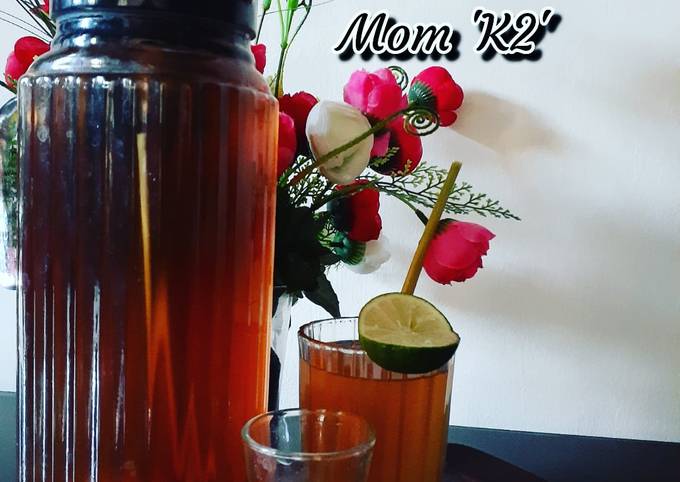 Bagaimana cara membuat TEH KOMBINASI REMPAH JAHE DAN SERE + JERUK NIPIS MOM &#39;K2&#39; dijamin istimewa