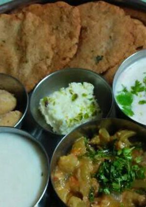 A picture of Special thali.