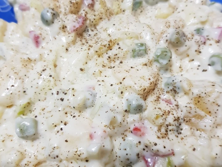 Easy Way Make Russian salad the So Delicious Delicious