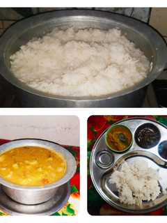 "மதிய உணவு சாதம்,முருங்கைக்காய் பருப்பு சாம்பார்".. - (Rice & murungai kai parupu sambar recipe) செய்முறை முக்கிய புகைப்படம்