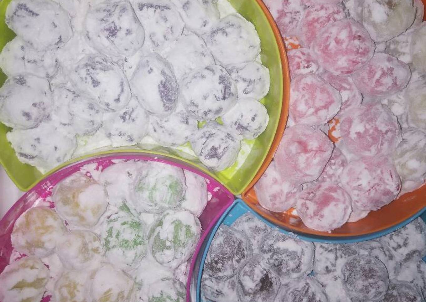 Resep Mochi isi Kacang kenyal&lembut