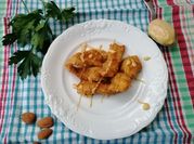 Una foto di pollo alla senape