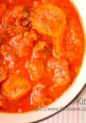 A picture of Hungarian Beef Stew: One-Pot Delicious Lunchbox Dish.