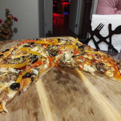 Masa de pizza a la piedra Receta de Gabriela Concha - Cookpad