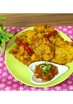 Foto resep Dadar Jagung wijen (Bakwan Jagung Wijen)