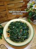 29:1:26 - Pucuk ubi dan pucuk ajinomoto goreng ikan bilis