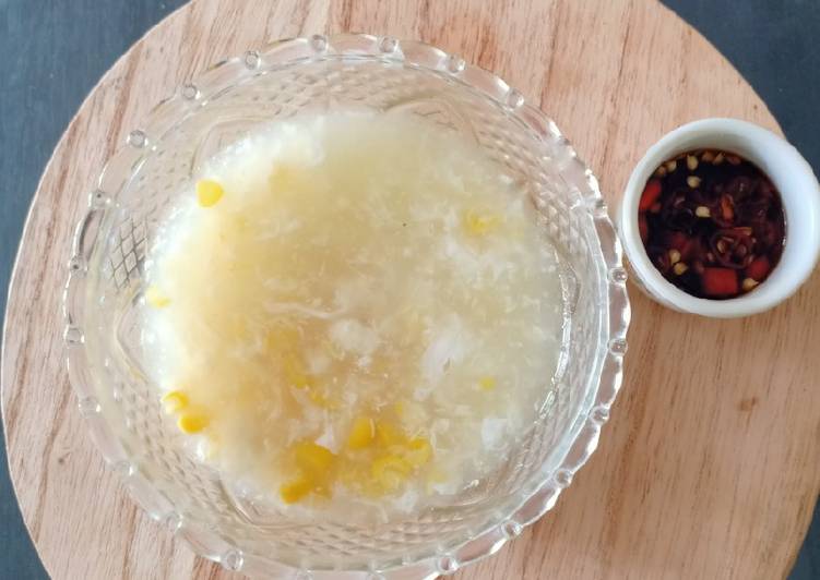 Recipe: Delicious Sup Jagung Putih Telur