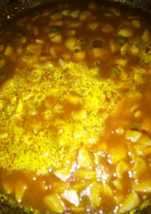 A picture of Mater Mushroom ki Sabji.