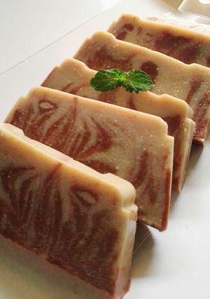 Foto resep Puding susu kurma marble