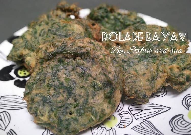 Cara menyiapkan Rolade Bayam yang Enak