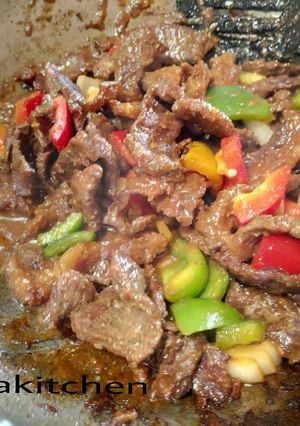 Foto resep Daging sapi lada hitam