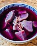 🌱 Chè Khoai Lang Tím Nấu Gừng (Vegan)