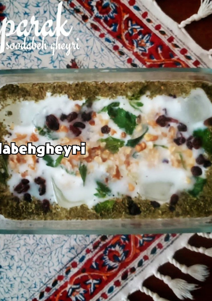 عکسی از دستور آب دوغ خیار