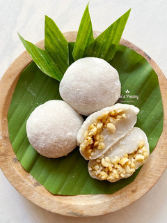 Foto resep Mochi isi kacang tanah
