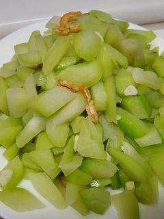 清炒佛手瓜 的食譜成品照片