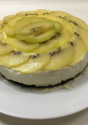 Hình của món Cheesecake kiwi.