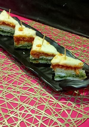 A picture of Tri Colour Sandwich.