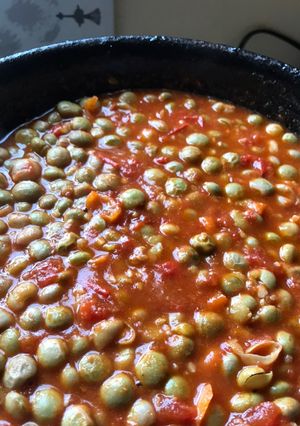 A picture of Pigeon Pea Curry: My Mother’s Favorite.