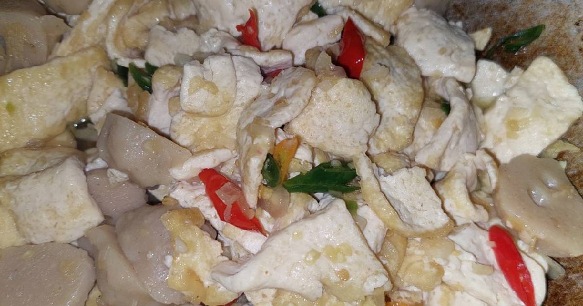 Resep Tumis Tahu Putih Dan Bakso Oleh Ayuk Cookpad