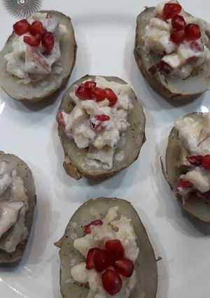 A picture of Fruity potato bite.