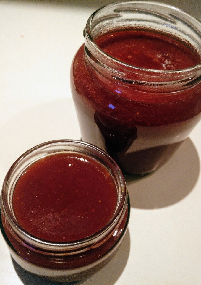 Una foto de Coulis de fresa