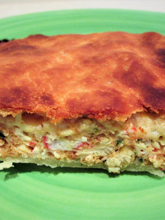 Una foto de Empanada de pescado y tronquitos de cangrejo de océano