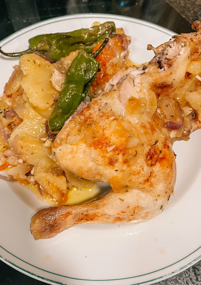Una foto de Pollo al horno (Mi receta)