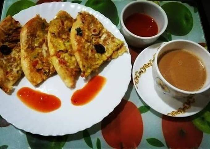 Steps to Make Favorite Egg Naan🍕🍳💛