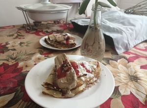 Una foto de Panqueque celestinos (creps)