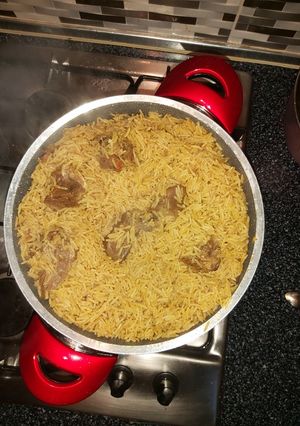 صورة لوصفة كبسة اللحم