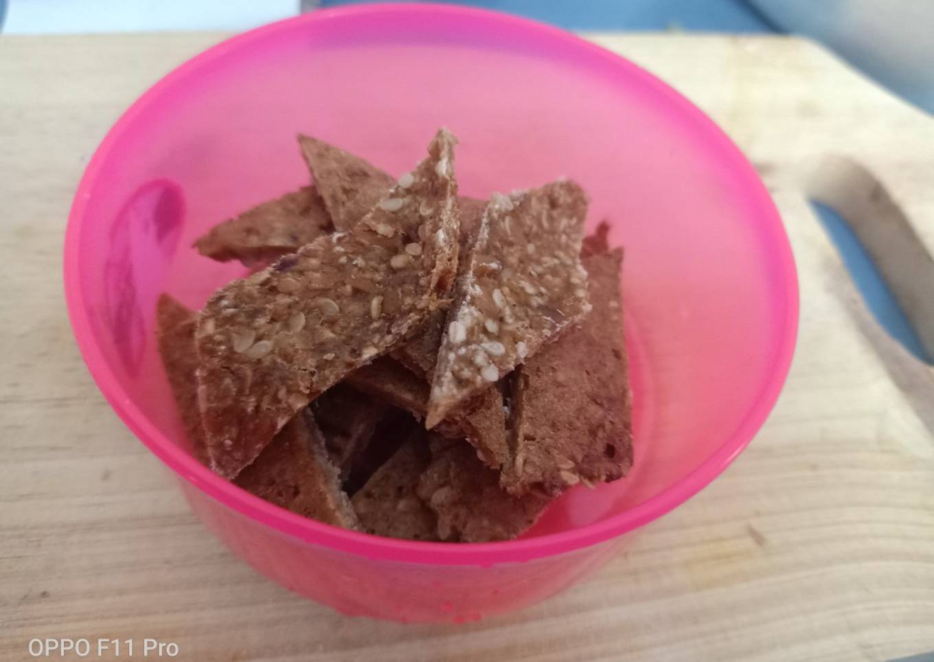 Banana Oat Crispy (Menu diet sehat)